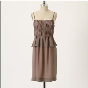 Moulinette Soeurs Peplum Silk Dress